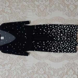 P.S. Style size 12 black and white polka dot dress (InvW060)